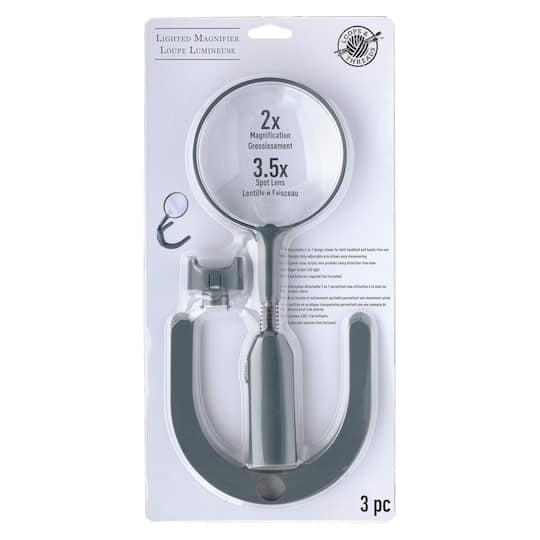6 Pack: Magnifier Stand with Lamp by Loops & Threads®